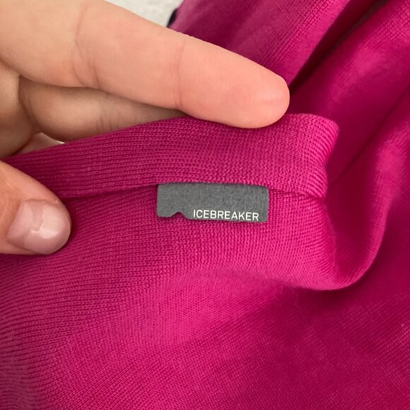 Icebreaker Women's Long Sleeve Tee - Pink - Picture 11 of 11